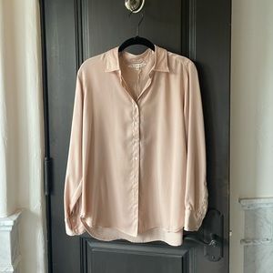 Xirena XS blush button down NWT